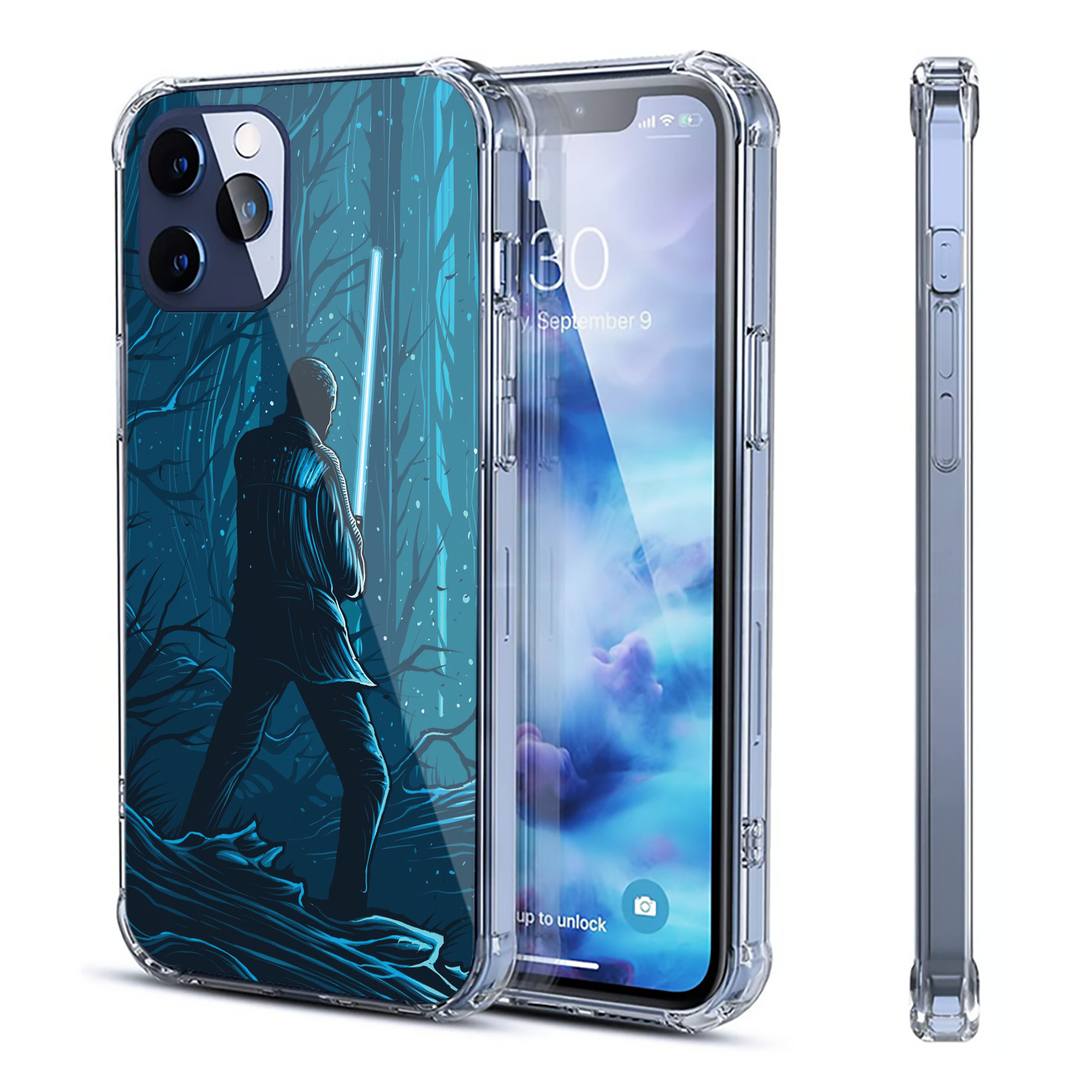 （画像用） スター・ウォーズ Star Wars 【iPhone 12シリーズ対応】透明スマホケース（クリアソフトケース）